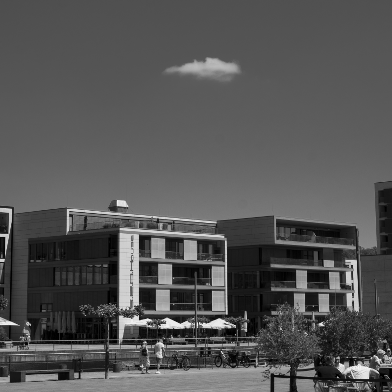 Cloud over Building